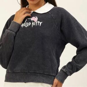 Hello Kitty & Friends X Forever 21 Sweatshirt Preppy Sweatshirt Grey‎ Size small